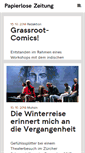Mobile Screenshot of papierlosezeitung.ch